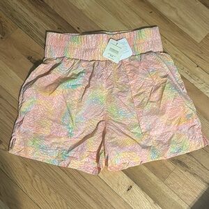 Fabletics high wasted nylon shorts